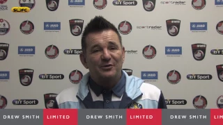 SUFCtv: Paul Doswell interview Sutton United 1 Bath City 0 : FA Trophy 10/12/16