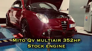 Mito Qv multiair 352hp stock engine