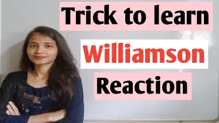 Trick to learn|| Williamson reaction|| organic chemistry