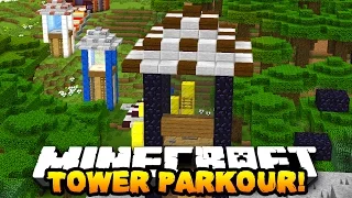 Minecraft ULTIMATE TOWER PARKOUR! (NETHER & END PARKOUR!) | w/ PrestonPlayz & Landon