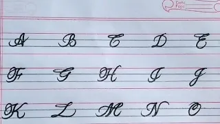 Beautiful Cursive Writing A To Z Practice for Beginners || Handwriting practice || Beginners