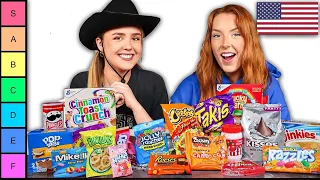 Australians Rank AMERICAN SNACKS!