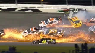Nascar - Daytona - 2018 - Crash Compilation