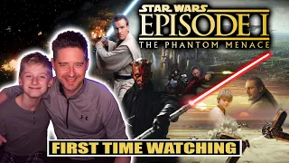 Star Wars: The Phantom Menace (13 Year Old Son's First Time Watching REACTION)