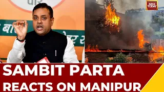 Watch Sambit Patra's Reaction to Amit Shah's All-Party Meet On Manipur Violence Ends