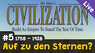 Let's Play Civilization 1 #5: Auf zu den Sternen? (Finale) ✦ Die Deutschen ✦ Livestream-Aufzeichnung