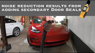 Model 3 Sound deadening update - results from door seals