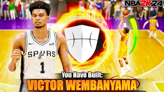 This 7' 1" Victor Wembanyama Build is DOMINATING NBA 2K24….