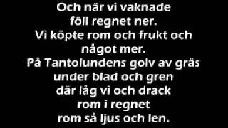 Ulf Lundell Rom i regnet lyrics