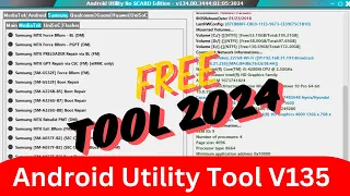 Android Utility Tool V135 Latest Version 2024 / Android Utility Tool Free 2024, New Unlock tool Free