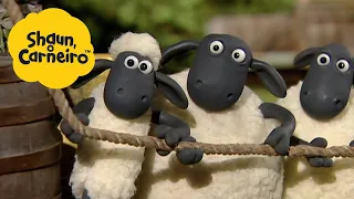 🐑Shaun, o Carneiro [Shaun the Sheep] Cabo-de-guerra 🐑 Hora Especial🐑| Cartoons Para Crianças