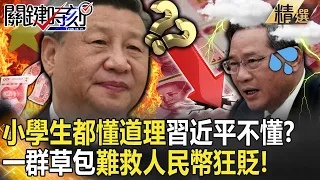 【精選】小學生都懂道理習近平不懂？一群草包難救人民幣狂貶！【關鍵時刻】呂國禎 姚惠珍 吳子嘉