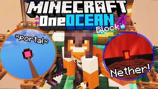 Minecraft HARDCORE na...ONE OCEAN BLOCK!🧊 #13