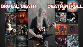 Brutal Death Metal VS Death N Roll (Ultimate Guitar Riffs Battle)