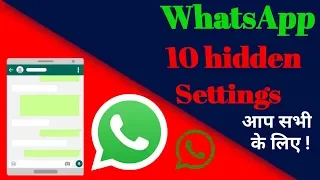 10 Secret HIDDEN New WhatsApp Tricks  Latest WhatsApp Hidden Features & Settings