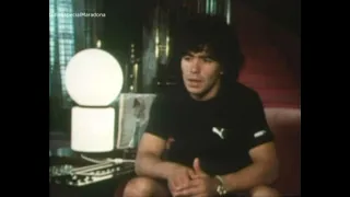 Diego Maradona - Entrevista año 1981 (Tambien habla Menotti)