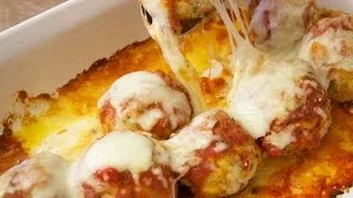 Cheesy Chicken Meatballs - Cooked by Julie - Episode 112
