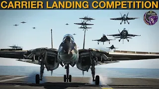 EXTREME Carrier Landing Skill Competition - Aug 2021 | DCS WORLD