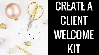 How to create an EVENT PLANNING CLIENT WELCOME KIT in 2024