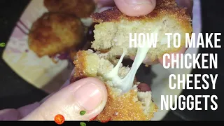 Chicken Cheesy And crispy Nuggets Easy recipe | Z-C