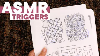 АСМР Провожу по линиям лабиринта. Звук фломастера.Визуальные триггеры|ASMR Visual triggers.Labirints