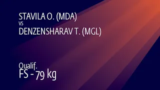 Qual. FS - 79 kg: O. STAVILA (MDA) v. T. DENZENSHARAV (MGL)