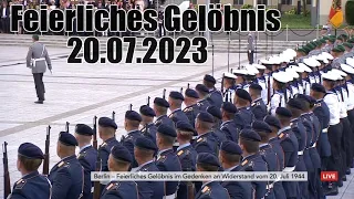 Wachbataillon - 20.07.2023 - Feierliches Gelöbnis Paradeplatz Bundesministeriums der Verteidigung