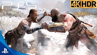 PS5 | God of War - Кратос против Бальдра | Геймплей | 4K HDR 60FPS