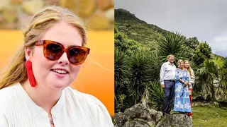 Princess Amalia,queen Maxima and king willem end saba tour climbing mountain #maxima #dutchroyals