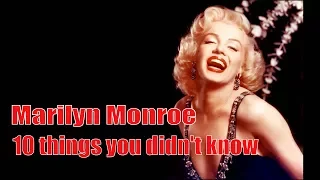 10 things you didn't know about Marilyn Monroe | New star