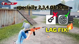 101% solutions lag fix for 2gb,3gb,4gb Ram phone in bgmi and pubg mobile