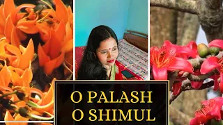 O Palash O Shimul | ও পলাশ ও শিমুল | Lata Mangeshkar | cover by Subhra Das
