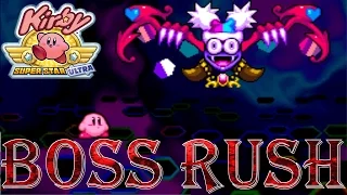Kirby Super Star Ultra - True Arena Rush (All Boss Fights, No Damage)