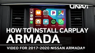 How to Install Apple Carplay for NISSAN ARMADA 2017-2020