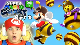 Mario Is A Bee in SUPER Mario Galaxy Part 2