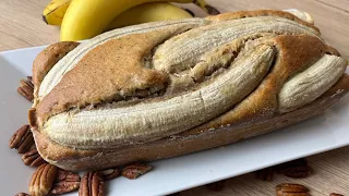 Bananenbrot / Banana Bread - einfacher Bananenkuchen