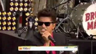 Bruno Mars on the Today Show - 'The Lazy Song'