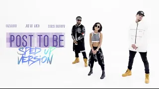 Omarion Ft. Chris Brown & Jhene Aiko - Post To Be (Sped Up) [Official Lyric Video]