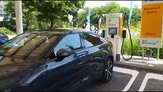 Fast charging test Polestar 2 15-8-2021 (Shell Recharge 175kw)