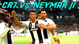 JUVENTUS vs PSG Legendary Mode FIFA 19 || cristiano ronaldo vs neymar