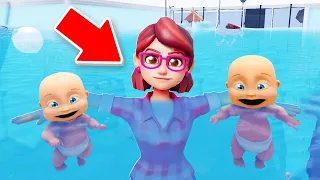 Baby FLOODS Mommy's House! (Who's Your Daddy?)