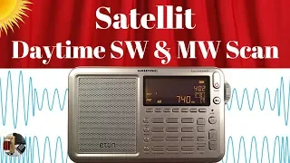 Eton Executive Satellit | Daytime Shortwave & MW Scan