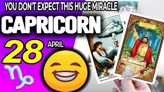Capricorn ♑️ 🍀YOU DON’T EXPECT THIS HUGE MIRACLE❗️💖 horoscope for today APRIL 28 2024 ♑️ #capricorn