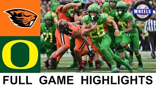 #11 Oregon vs Oregon State Highlights | College Football Week 13 | 2021 College Football Highlights