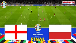 ENGLAND vs POLAND - UEFA EURO 2024 FINAL | Full Match All Goals | PES Gameplay PC