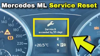 Mercedes ML Service A B Reset - How To DIY