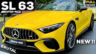 2023 MERCEDES SL 63 AMG NEW FULL In-Depth Review BRUTAL Sound V8 Exterior Interior MBUX