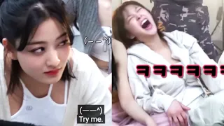 TWICE (트와이스) Jeongyeon teasing Jihyo | JeongHyo | 정연 지효 | UJB