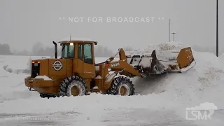 01-17-2022 Edinboro, PA - Heavy Snow Overnight Buries Edinboro and Surrounding Areas In Over 12"+