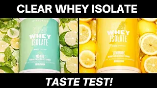 MyProtein Clear Whey Isolate | REVIEW and TASTE TEST